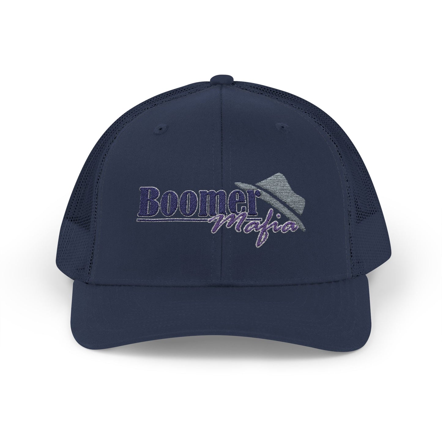 Boomer Vibes Trucker Cap — Americana Glitter Snapback Hat