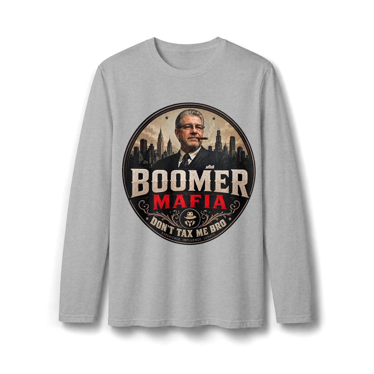 Boomer Mafia Graphic Long Sleeve T-Shirt