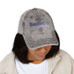 Vintage Embroidered Trucker Cap — "Boomer" American Flag Design