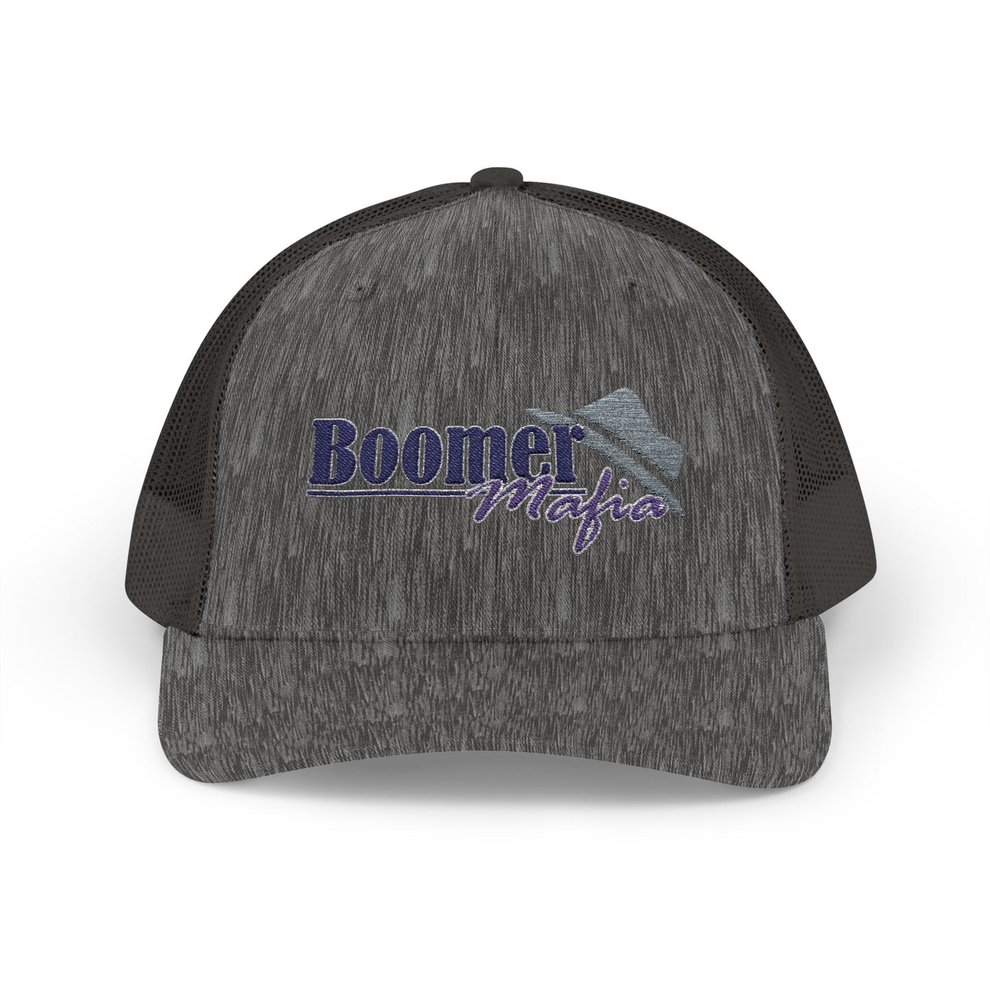 Boomer Vibes Trucker Cap — Americana Glitter Snapback Hat
