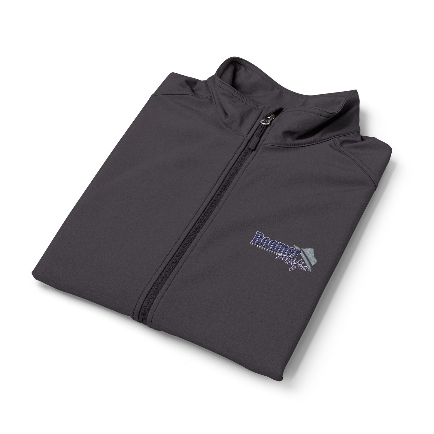 Men's Soft Shell Vest — Embroidered Mountain Logo