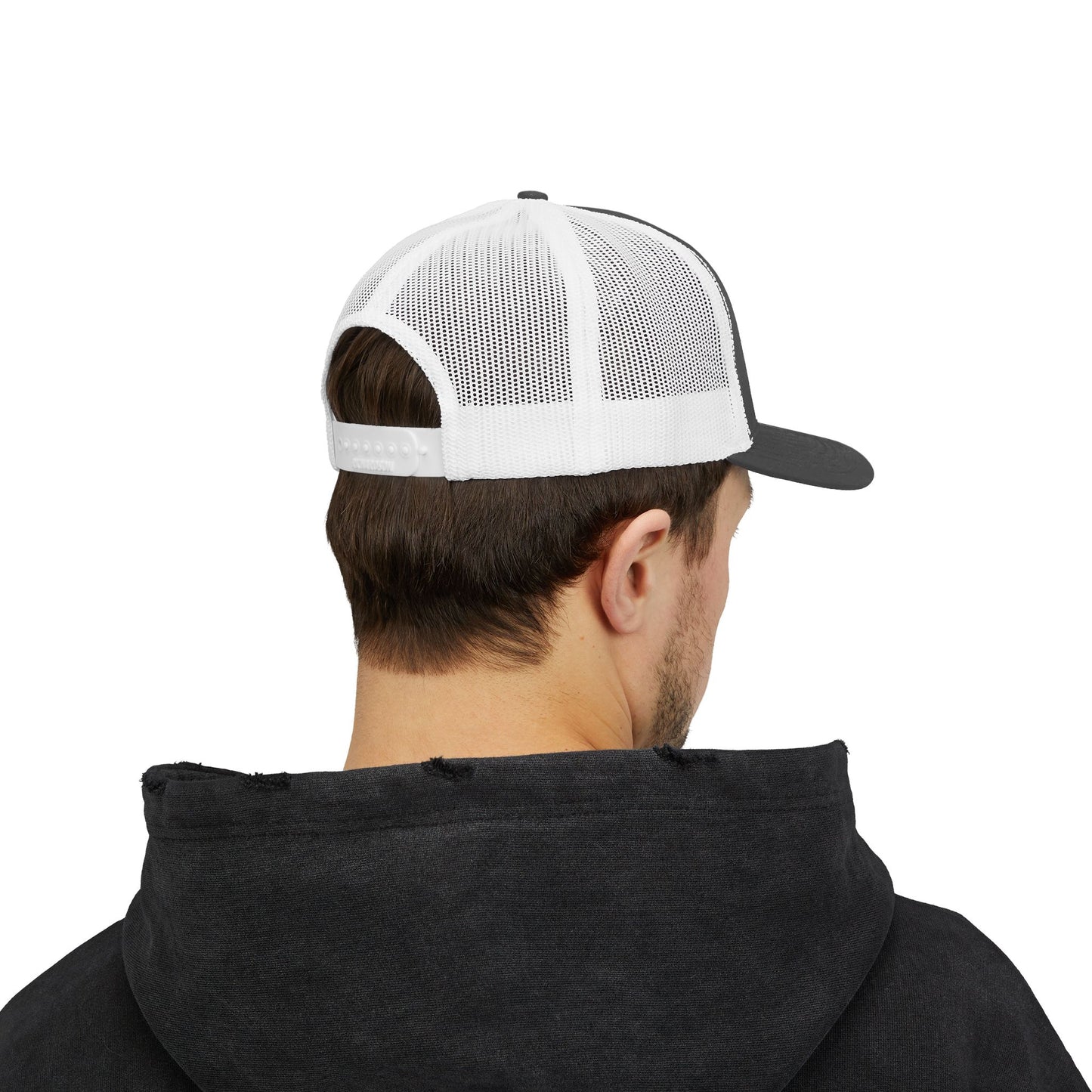 Boomer Vibes Trucker Cap — Americana Glitter Snapback Hat