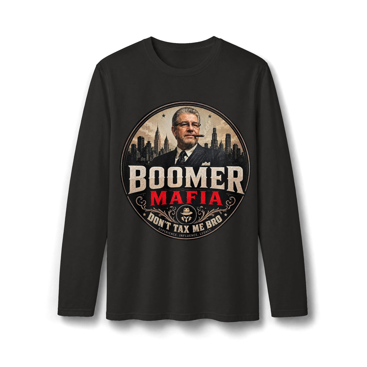 Boomer Mafia Graphic Long Sleeve T-Shirt