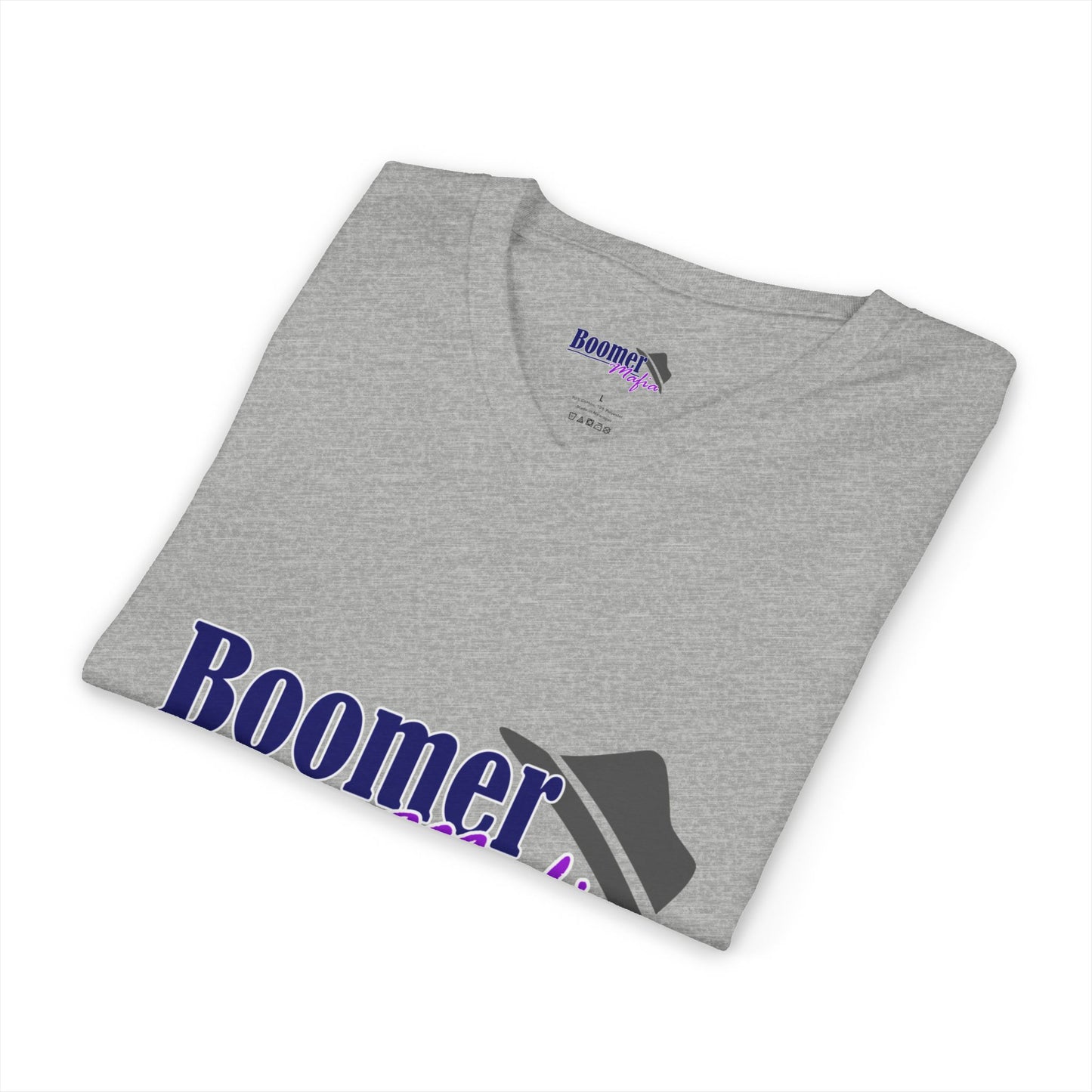 Boomer Mafia V-Neck Tee — Retro Hat Graphic Funny Boomer Shirt