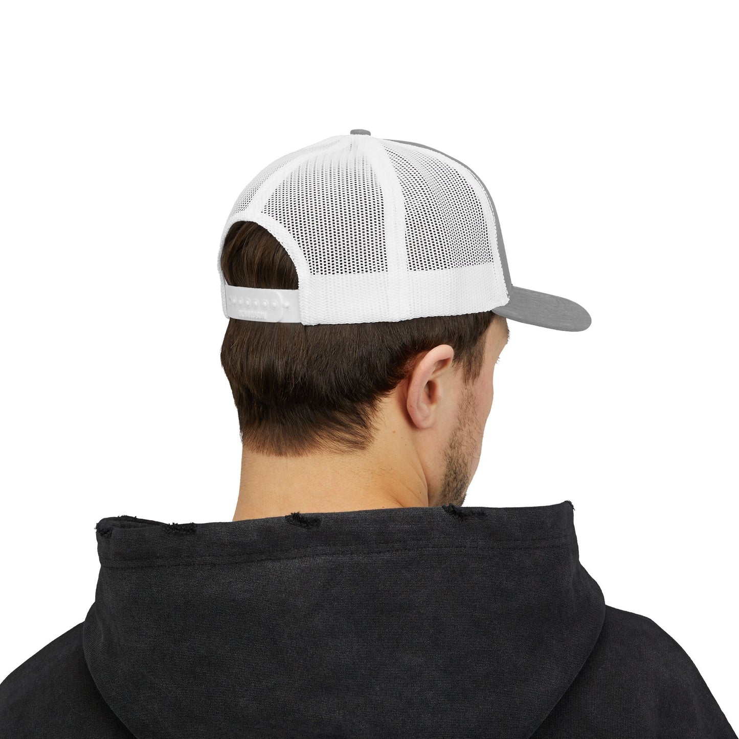 Boomer Vibes Trucker Cap — Americana Glitter Snapback Hat
