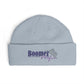 Cuff Beanie — 'Boomer Nights' Retro Logo Knit Hat