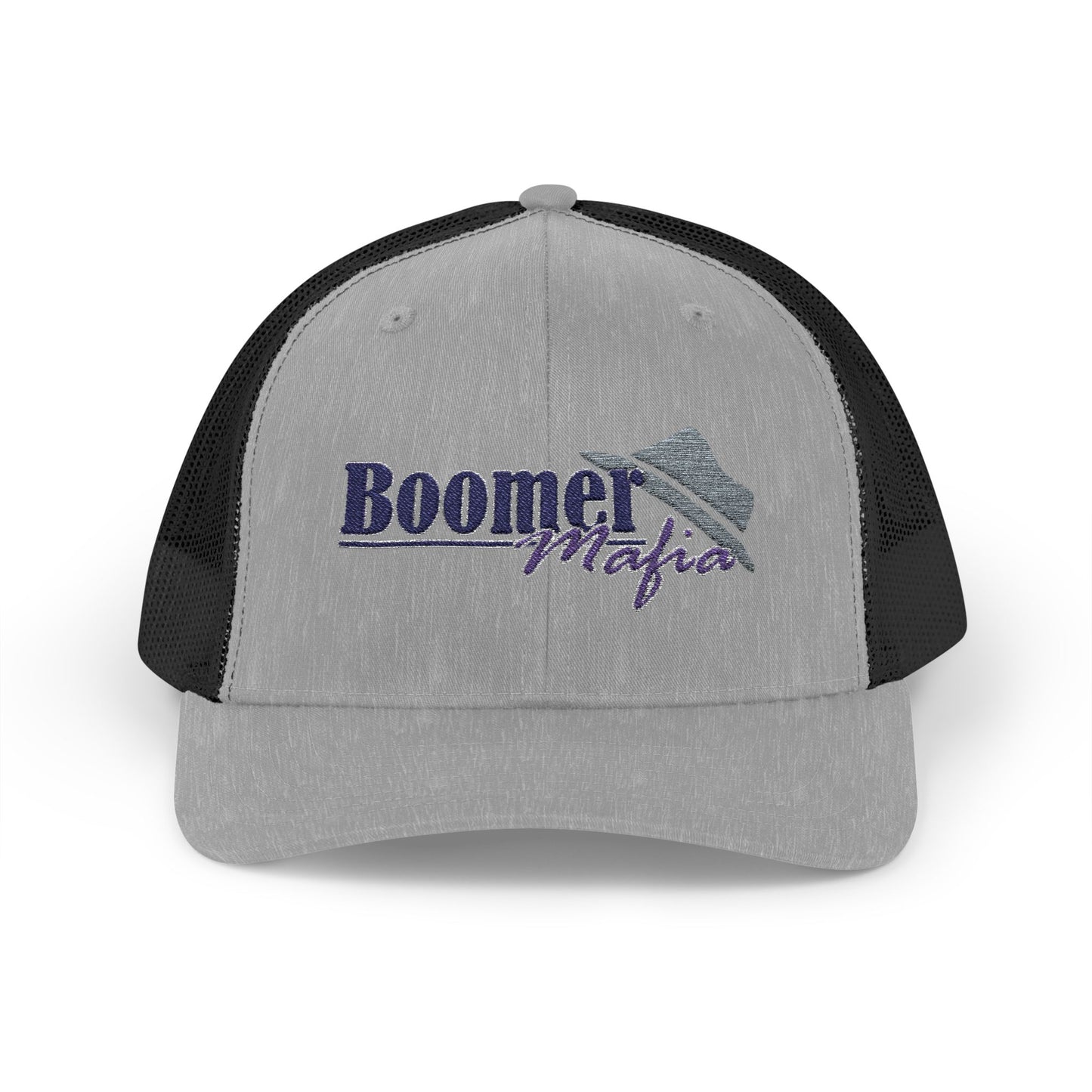 Boomer Vibes Trucker Cap — Americana Glitter Snapback Hat