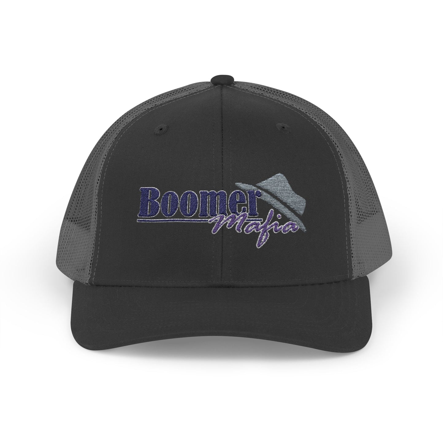 Boomer Vibes Trucker Cap — Americana Glitter Snapback Hat
