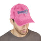 Vintage Embroidered Trucker Cap — "Boomer" American Flag Design