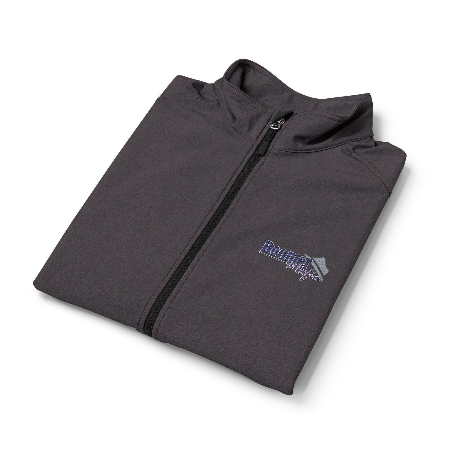 Men's Soft Shell Vest — Embroidered Mountain Logo
