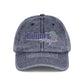 Vintage Embroidered Trucker Cap — "Boomer" American Flag Design