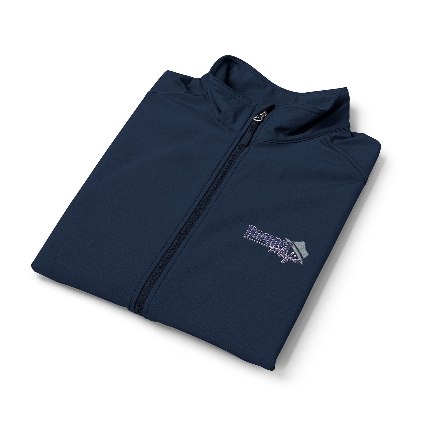 Men's Soft Shell Vest — Embroidered Mountain Logo
