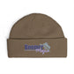 Cuff Beanie — 'Boomer Nights' Retro Logo Knit Hat