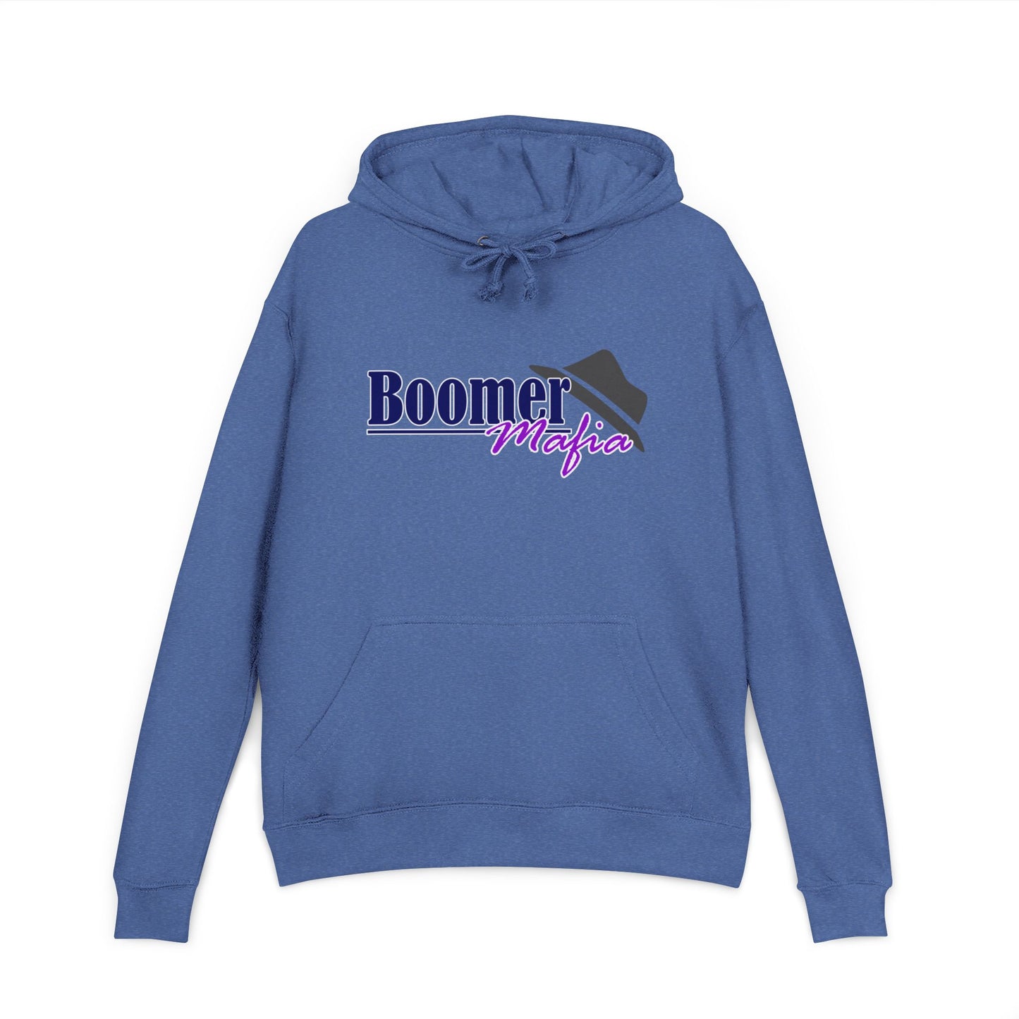 Boomer Mafia Hoodie — Retro Script Pullover for Baby Boomer Pride