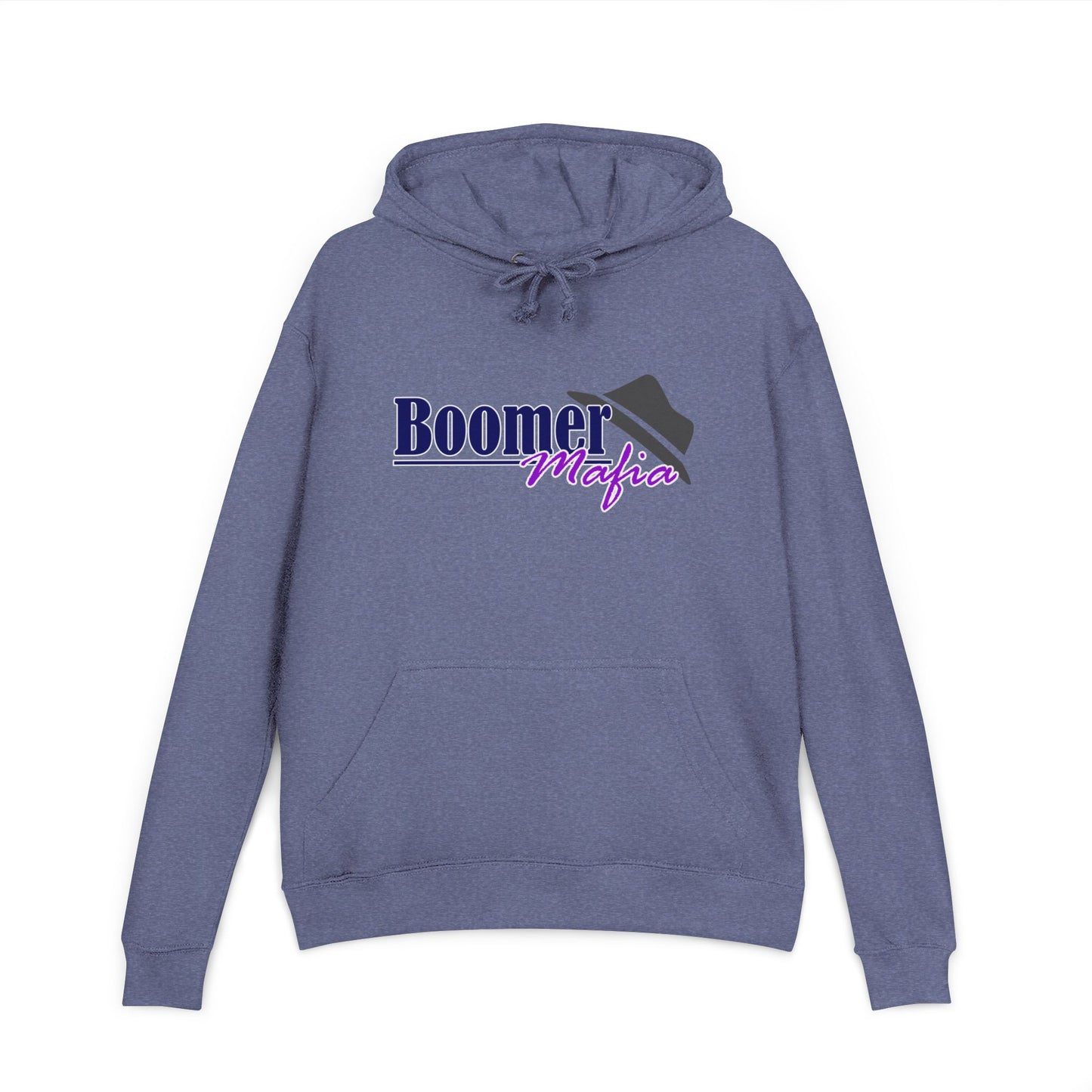 Boomer Mafia Hoodie — Retro Script Pullover for Baby Boomer Pride