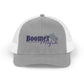 Boomer Vibes Trucker Cap — Americana Glitter Snapback Hat