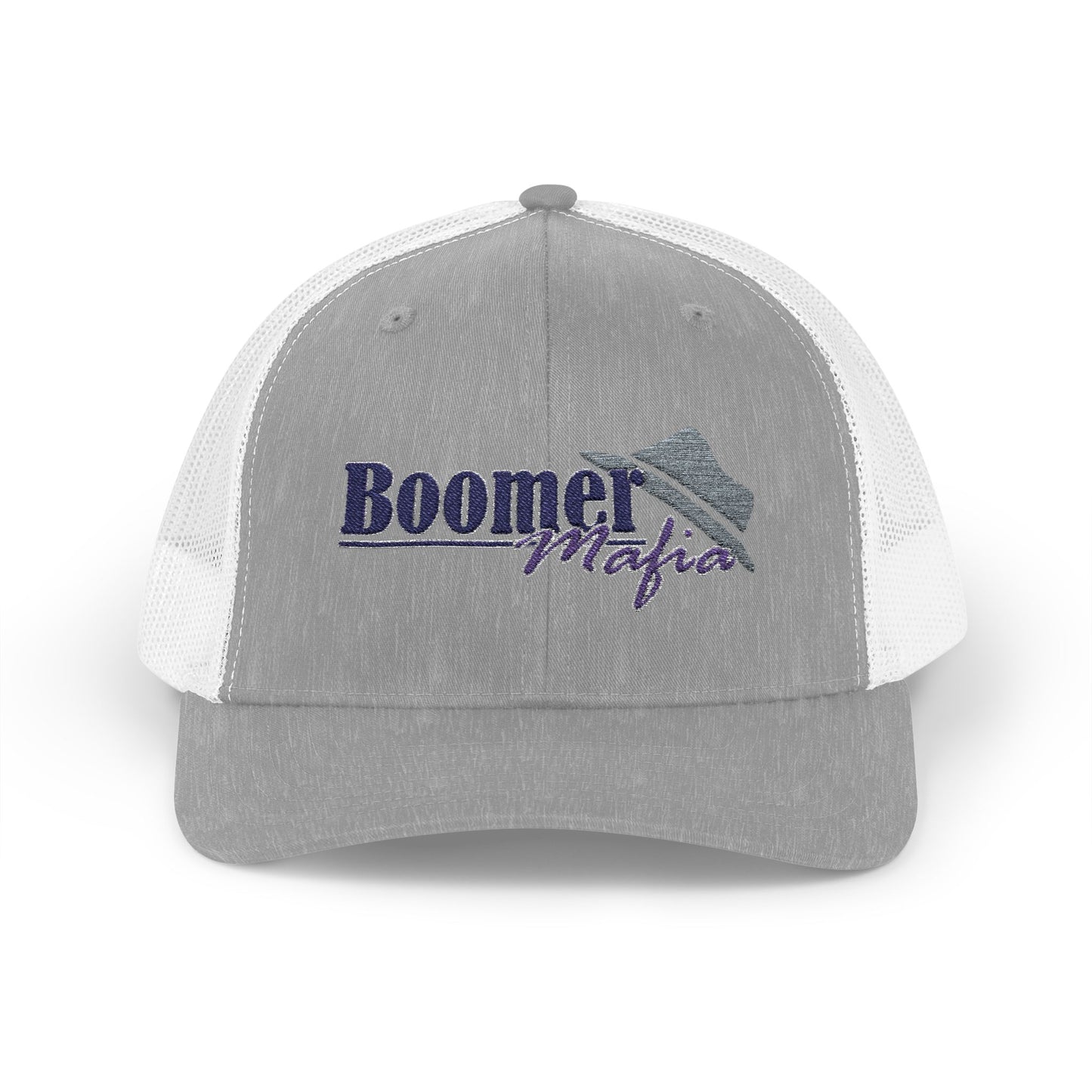 Boomer Vibes Trucker Cap — Americana Glitter Snapback Hat