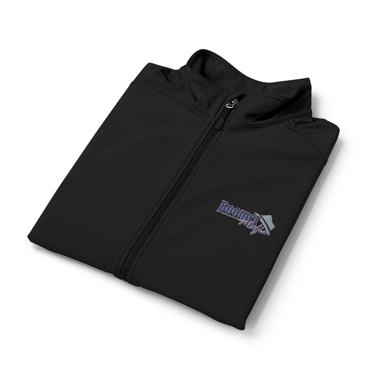 Men's Soft Shell Vest — Embroidered Mountain Logo